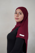 Premium Jersey Hijab - Cranberry Red
