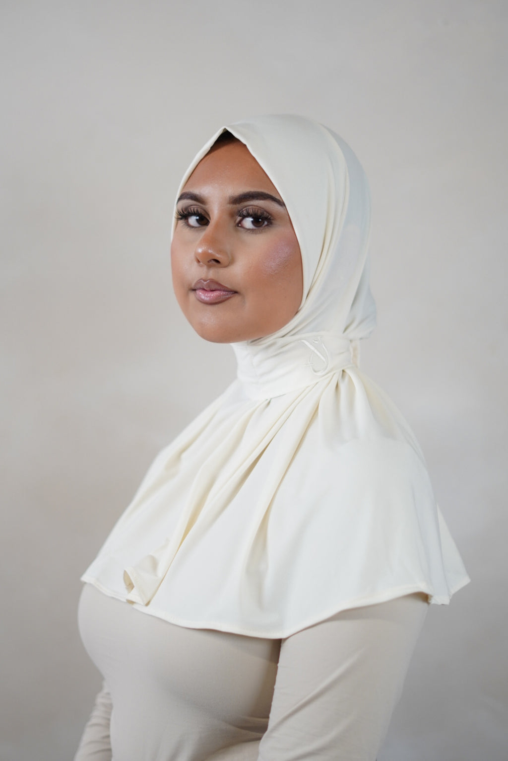 Instant Hijab – Coconut White