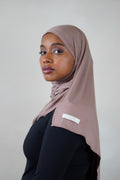 Bamboo Jersey Hijab – Cacao