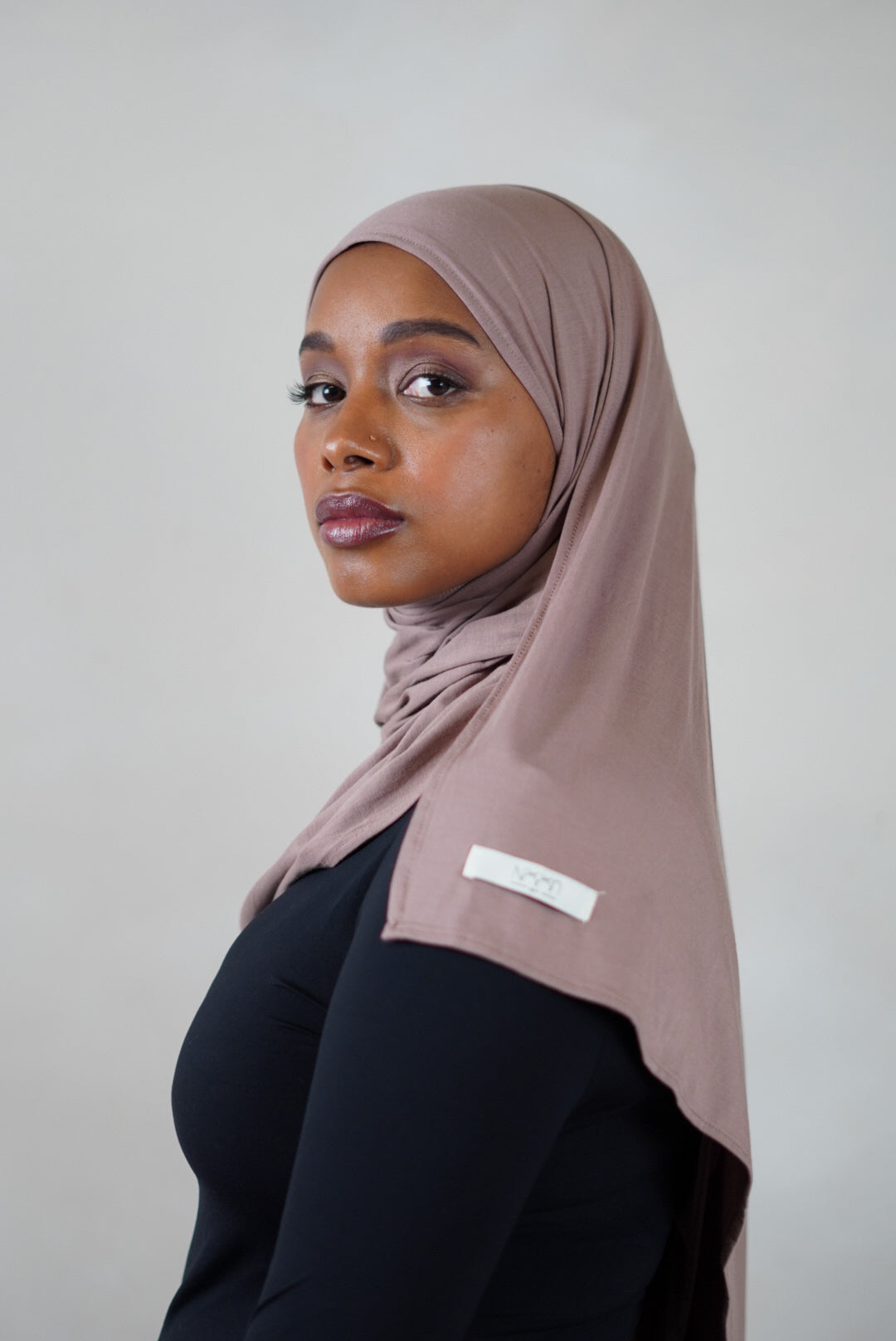 Bamboo Jersey Hijab – Cacao