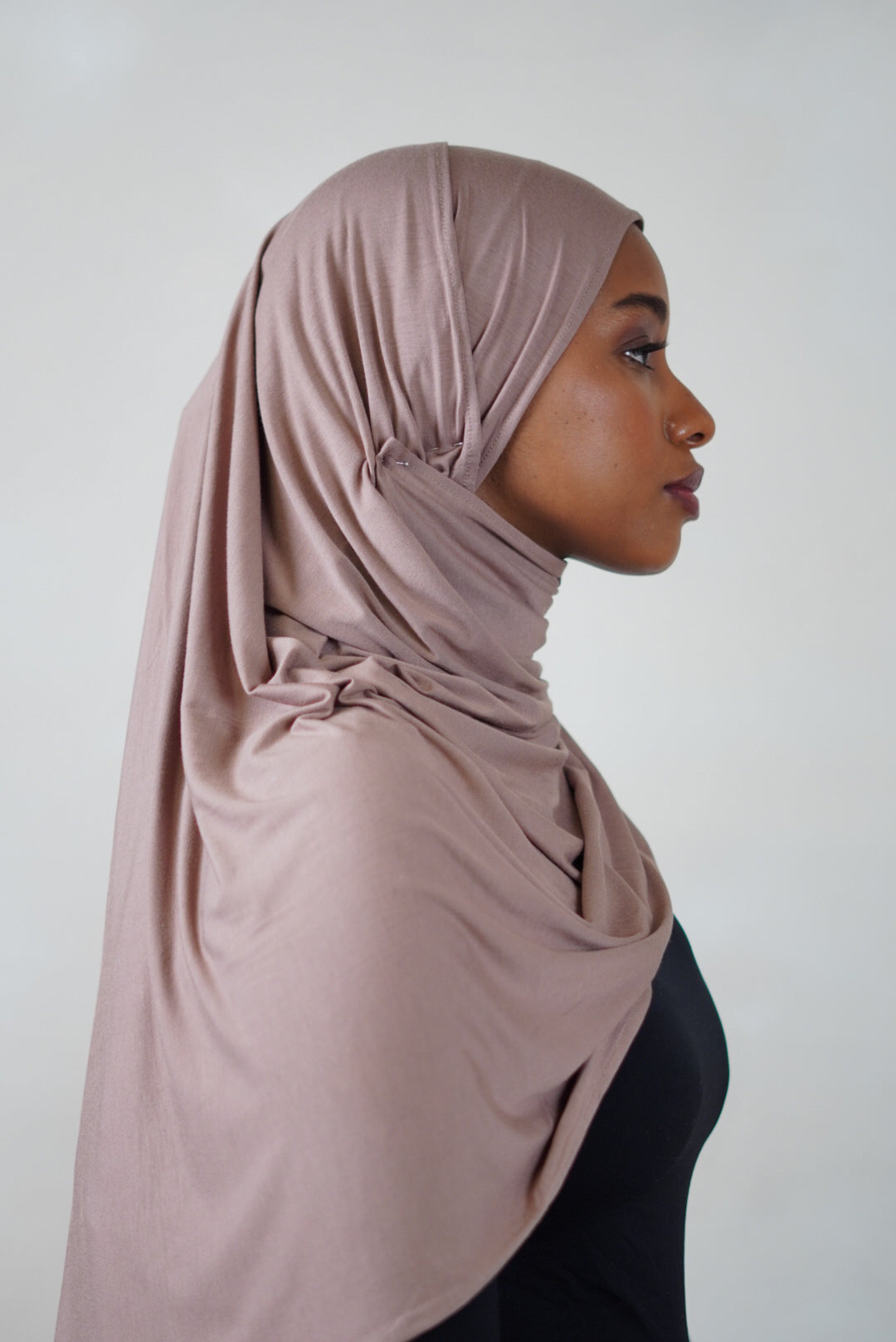 Bamboo Jersey Hijab – Cacao