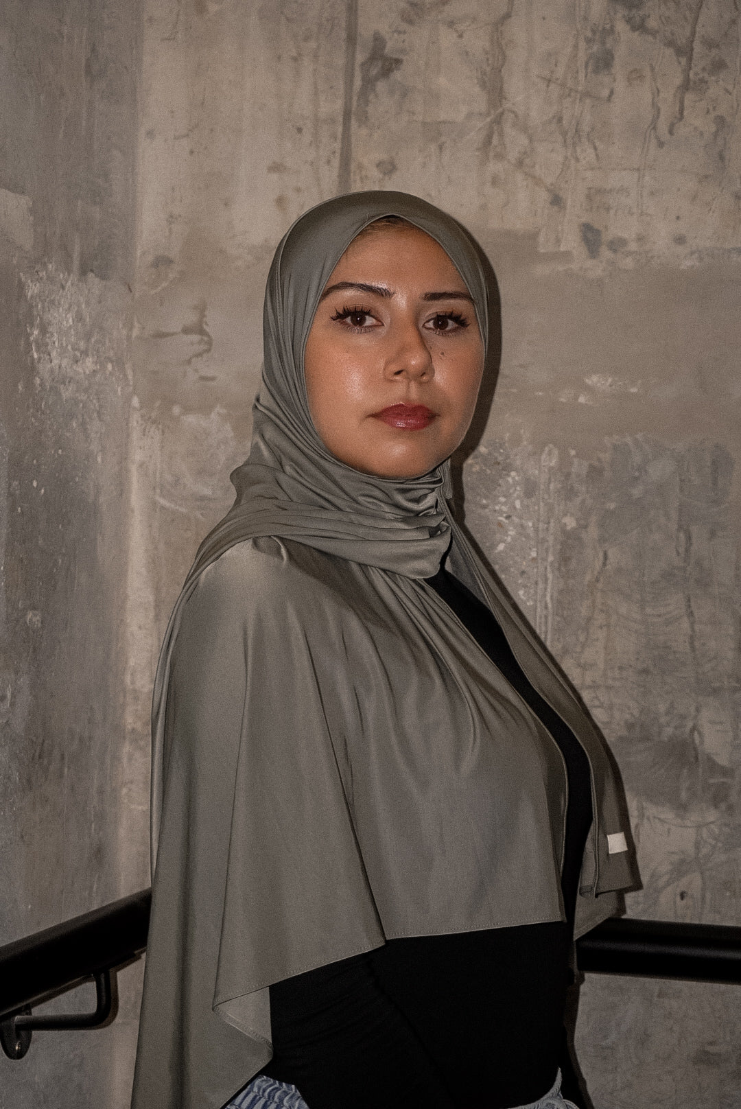 Liquid Jersey Hijab – Sage Green