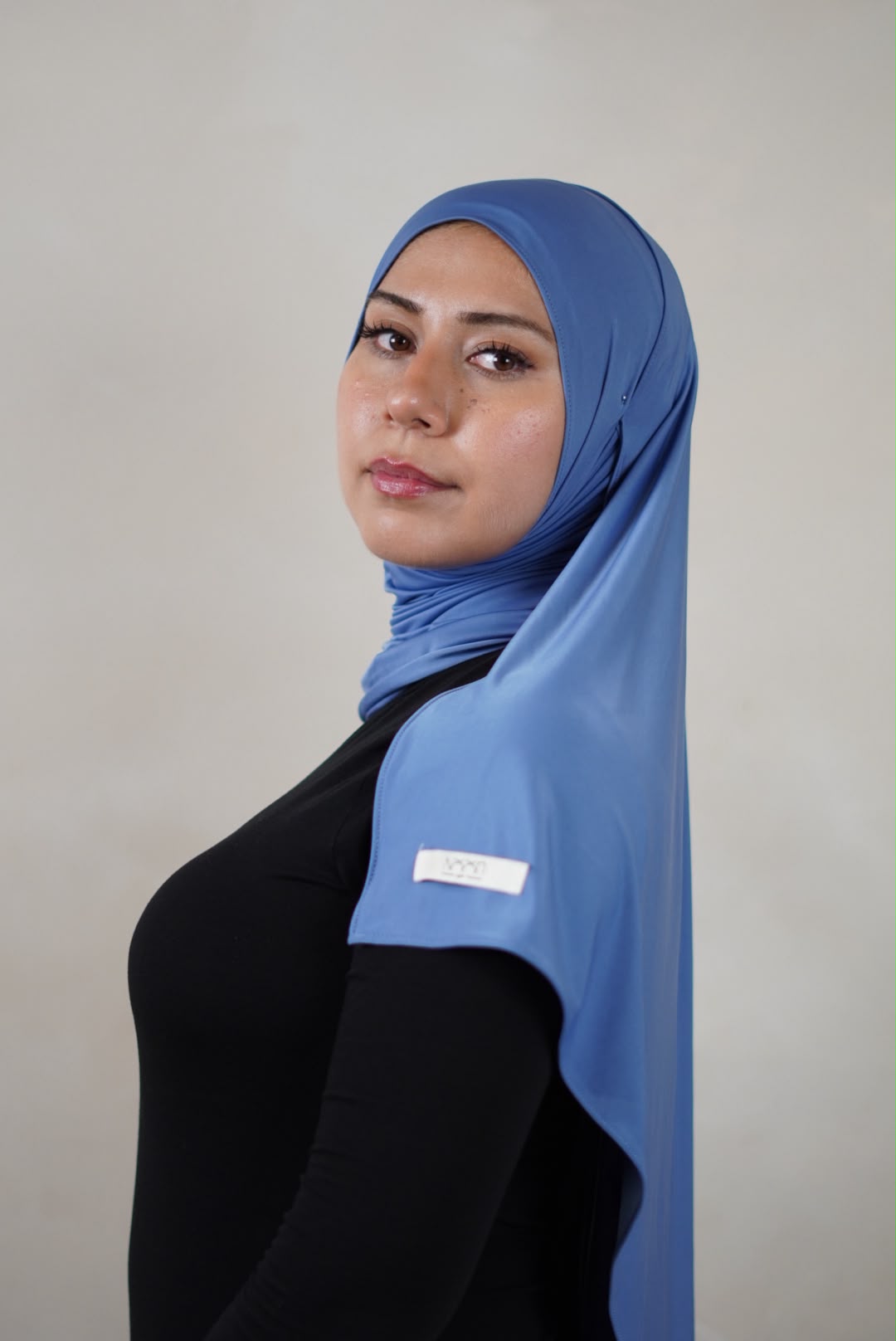 Liquid Jersey Hijab – Demin Blue